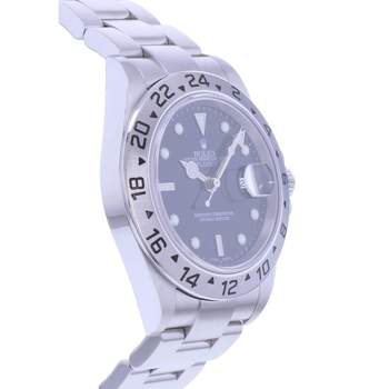 Montre d'occasion ROLEX Explorer II homme mouvement automatique certifié (cosc) bracelet acier