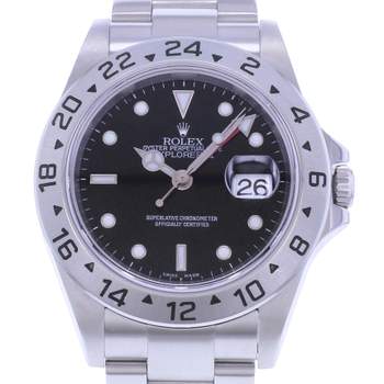 Montre d'occasion ROLEX Explorer II homme mouvement automatique certifié (cosc) bracelet acier