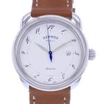 Montre d'occasion HERMES Arceau femme automatique bracelet cuir cresus - vue D1