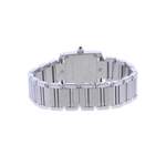 Montre d'occasion CARTIER Tank Française femme quartz bracelet acier - vue 3