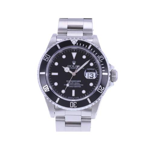 Pre-owned ROLEX Submariner Date men's watch, certified automatic movement (COSC), steel bracelet