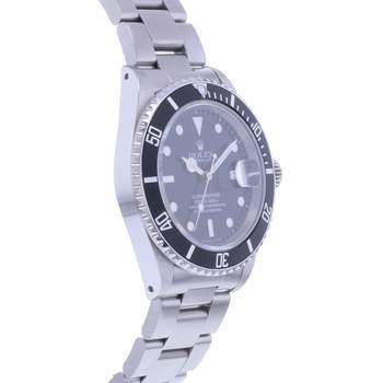 Pre-owned ROLEX Submariner Date men's watch, certified automatic movement (COSC), steel bracelet