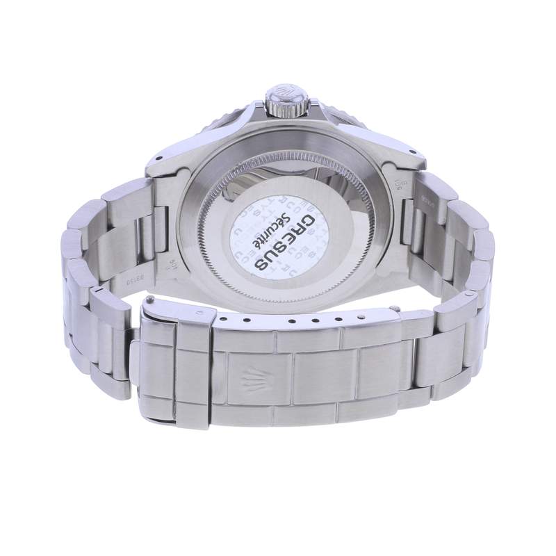 Montre d'occasion ROLEX Submariner Date homme mouvement automatique certifié (cosc) bracelet acier - vue 3