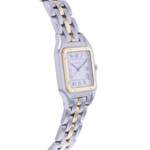 Montre d'occasion CARTIER Panthère Medium femme quartz bracelet or jaune 750/000 et acier - vue 2