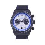 Montre d'occasion TUDOR Black Bay Chrono Carbon homme mouvement automatique certifié (cosc) bracelet caoutchouc - vue 1