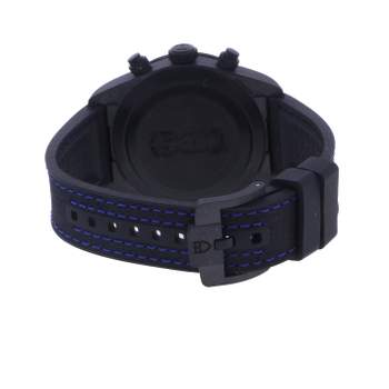 Montre d'occasion TUDOR Black Bay Chrono Carbon homme mouvement automatique certifié (cosc) bracelet caoutchouc