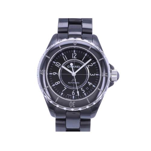 Pre-owned CHANEL J12 38 mm Women's Automatic Watch with Ceramic Strap