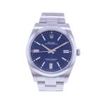 Montre d'occasion ROLEX Oyster Perpetual homme mouvement automatique certifié (cosc) bracelet acier - vue 1