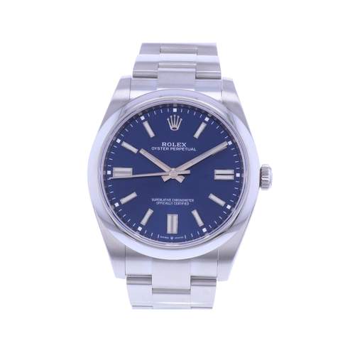 Montre d'occasion ROLEX Oyster Perpetual homme mouvement automatique certifié (cosc) bracelet acier