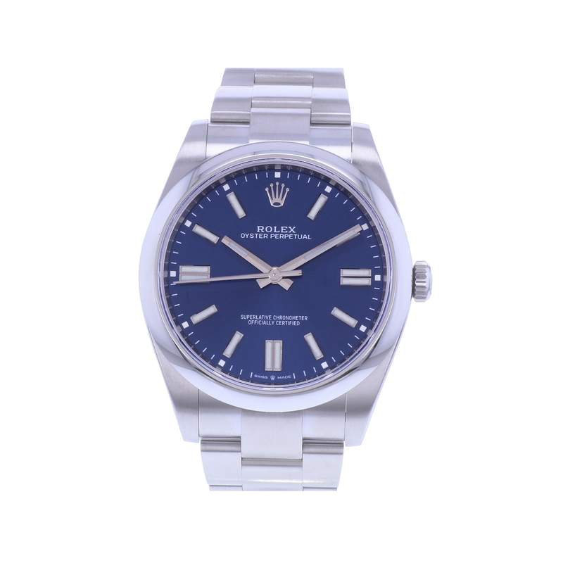 Montre d'occasion ROLEX Oyster Perpetual homme mouvement automatique certifié (cosc) bracelet acier - vue 1