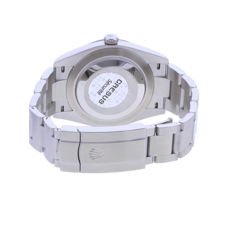 Montre d'occasion ROLEX Oyster Perpetual homme mouvement automatique certifié (cosc) bracelet acier - vue 3