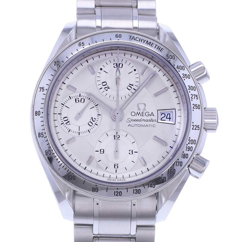 Montre d'occasion OMEGA Speedmaster Date homme automatique bracelet acier - vue D1