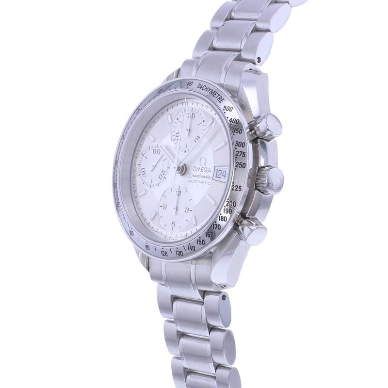 Montre d'occasion OMEGA Speedmaster Date homme automatique bracelet acier - vue D2