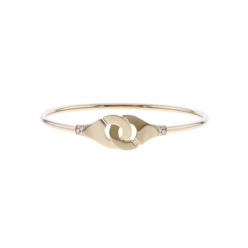 Bracelet d'occasion DINH VAN Menottes R12 femme or jaune 750/1000