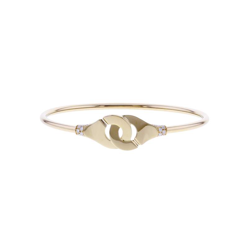 Bracelet d'occasion DINH VAN Menottes R12 femme or jaune 750/1000 - vue 1