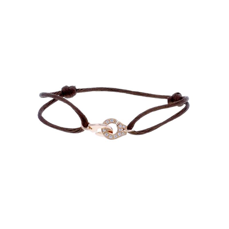 Bracelet d'occasion DINH VAN Menottes R8 femme or rose 750/1000 - vue 1