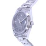 Montre ROLEX DateJust bracelet acier inoxydable gris - vue D2