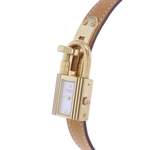 Montre d'occasion HERMES Kelly Lock femme quartz bracelet cuir d'origine - vue D2
