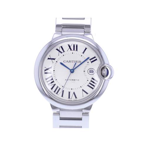 Montre d'occasion CARTIER Ballon Bleu Grand Modèle homme automatique bracelet acier