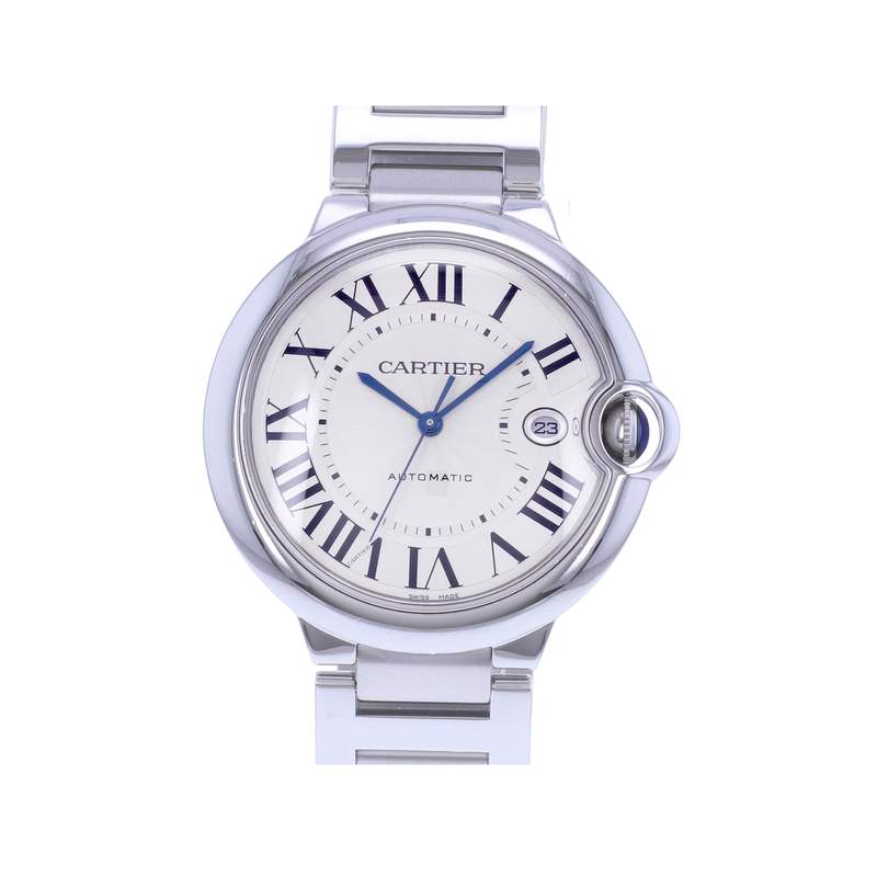 Montre d'occasion CARTIER Ballon Bleu Grand Modèle homme automatique bracelet acier - vue 1