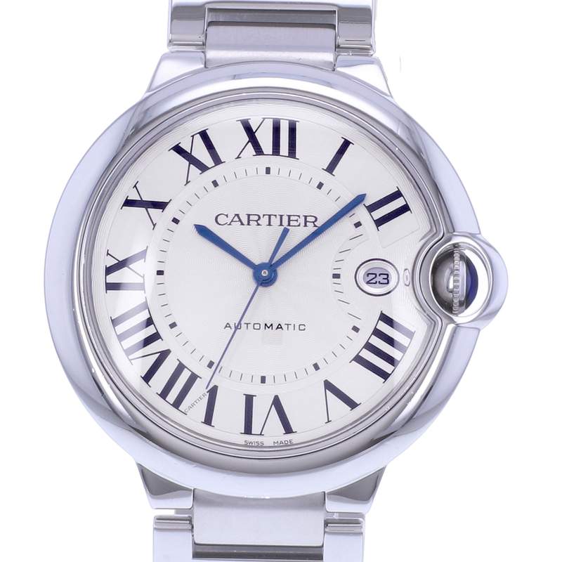 Montre d'occasion CARTIER Ballon Bleu Grand Modèle homme automatique bracelet acier - vue D1