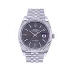 Montre d'occasion ROLEX DateJust 41 homme mouvement automatique certifié (cosc) bracelet acier - vue 1