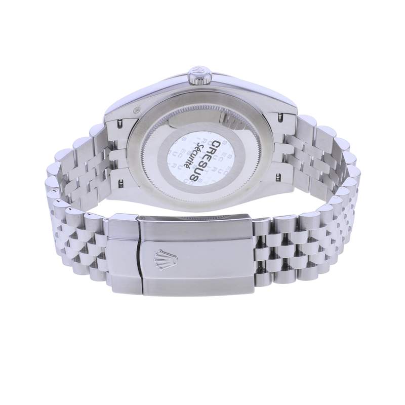 Montre d'occasion ROLEX DateJust 41 homme mouvement automatique certifié (cosc) bracelet acier - vue 3