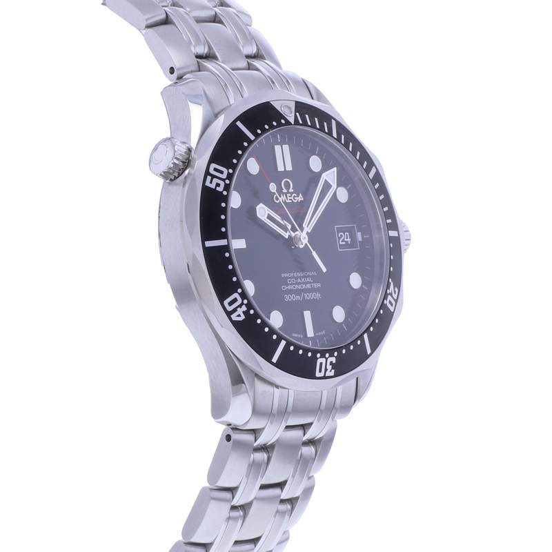 Montre d'occasion OMEGA Seamaster Diver 300 M homme mouvement automatique certifié (cosc) bracelet acier - vue 2