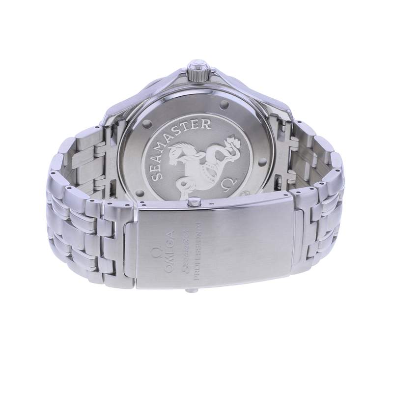 Montre d'occasion OMEGA Seamaster Diver 300 M homme mouvement automatique certifié (cosc) bracelet acier - vue 3