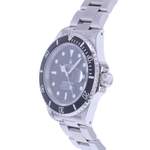 Montre d'occasion ROLEX Submariner Date homme mouvement automatique certifié (cosc) bracelet acier - vue D2