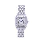 Montre d'occasion CARTIER Panthère mini femme quartz bracelet acier - vue 1