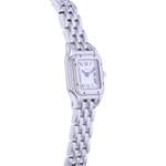 Montre d'occasion CARTIER Panthère mini femme quartz bracelet acier - vue 2