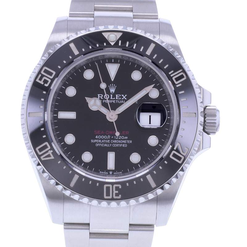 Montre d'occasion ROLEX Sea-Dweller 50e Anniversaire homme mouvement automatique certifié (cosc) bracelet acier - vue D1