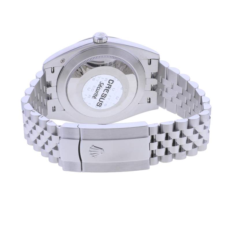 Montre d'occasion ROLEX DateJust 41 homme mouvement automatique certifié (cosc) bracelet acier - vue 3