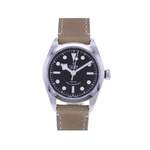 Montre d'occasion TUDOR Black Bay 36 homme automatique bracelet cuir d'origine - vue 1