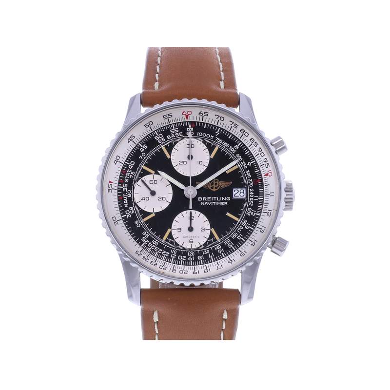 Montre d'occasion BREITLING Old Navitimer homme automatique bracelet cuir cresus - vue 1