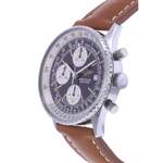 Montre d'occasion BREITLING Old Navitimer homme automatique bracelet cuir cresus - vue D2