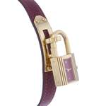 Montre d'occasion HERMES Kelly femme quartz bracelet cuir d'origine - vue 2