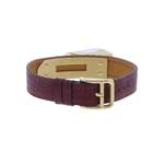 Montre d'occasion HERMES Kelly femme quartz bracelet cuir d'origine - vue 3
