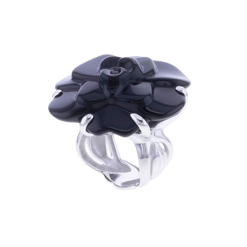 Bague d'occasion CHANEL Camélia femme or blanc 750/1000 - vue 1