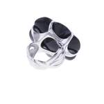 Bague d'occasion CHANEL Camélia femme or blanc 750/1000 - vue 3