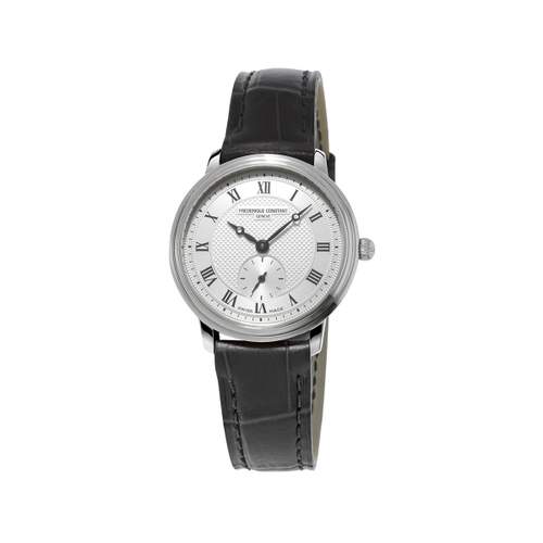 Montre Frédérique Constant femme acier cuir