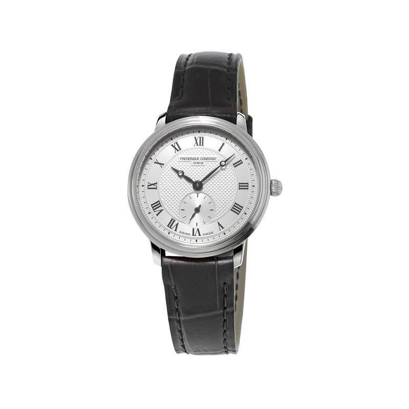 Montre Frédérique Constant femme acier cuir - vue 1