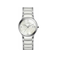Rado dame centrix ceramique blanche