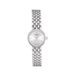 Montre TISSOT T-LADY LOVELY ROUND femme cadran gris bracelet acier inoxydable - vue 1