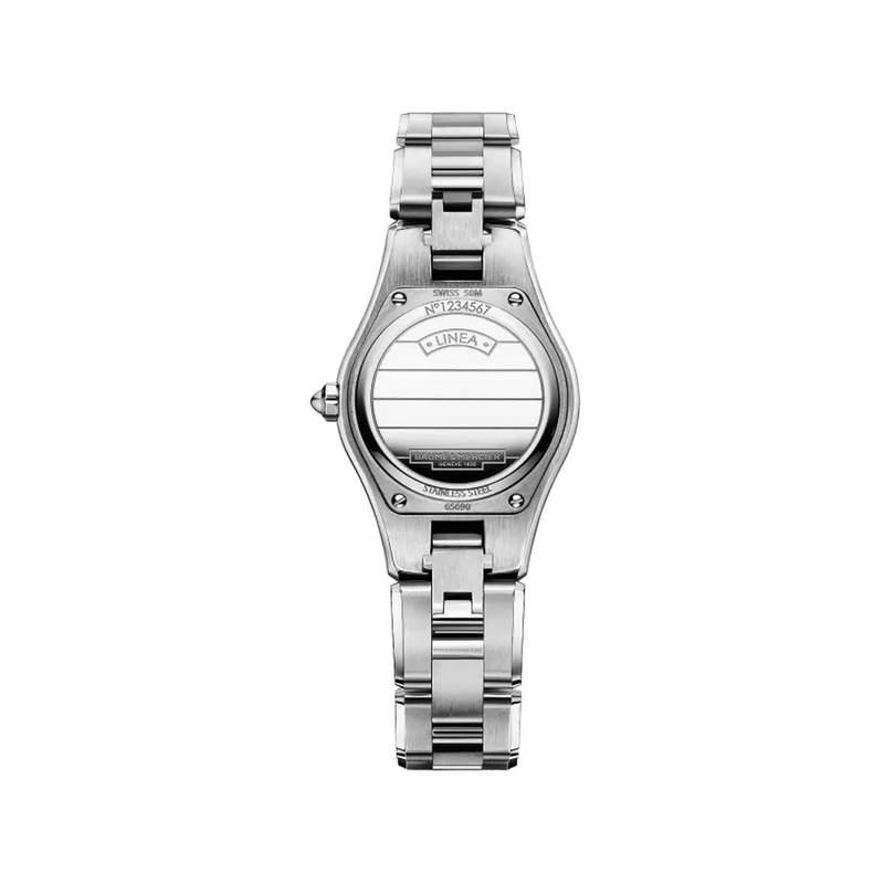 Montre Baume & Mercier Linéa femme acier - vue 3