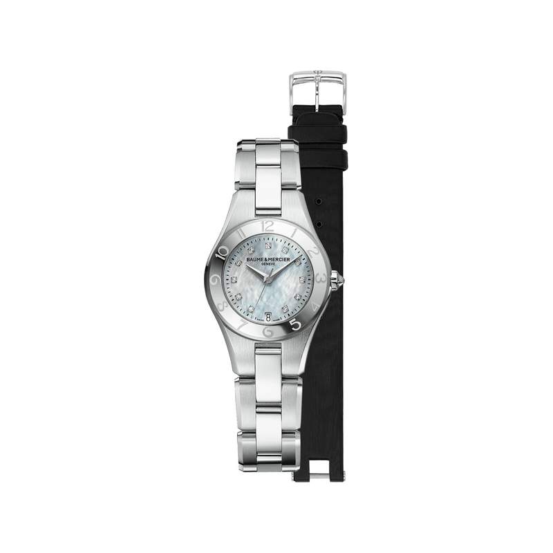 Montre Baume & Mercier Linéa femme acier - vue 1