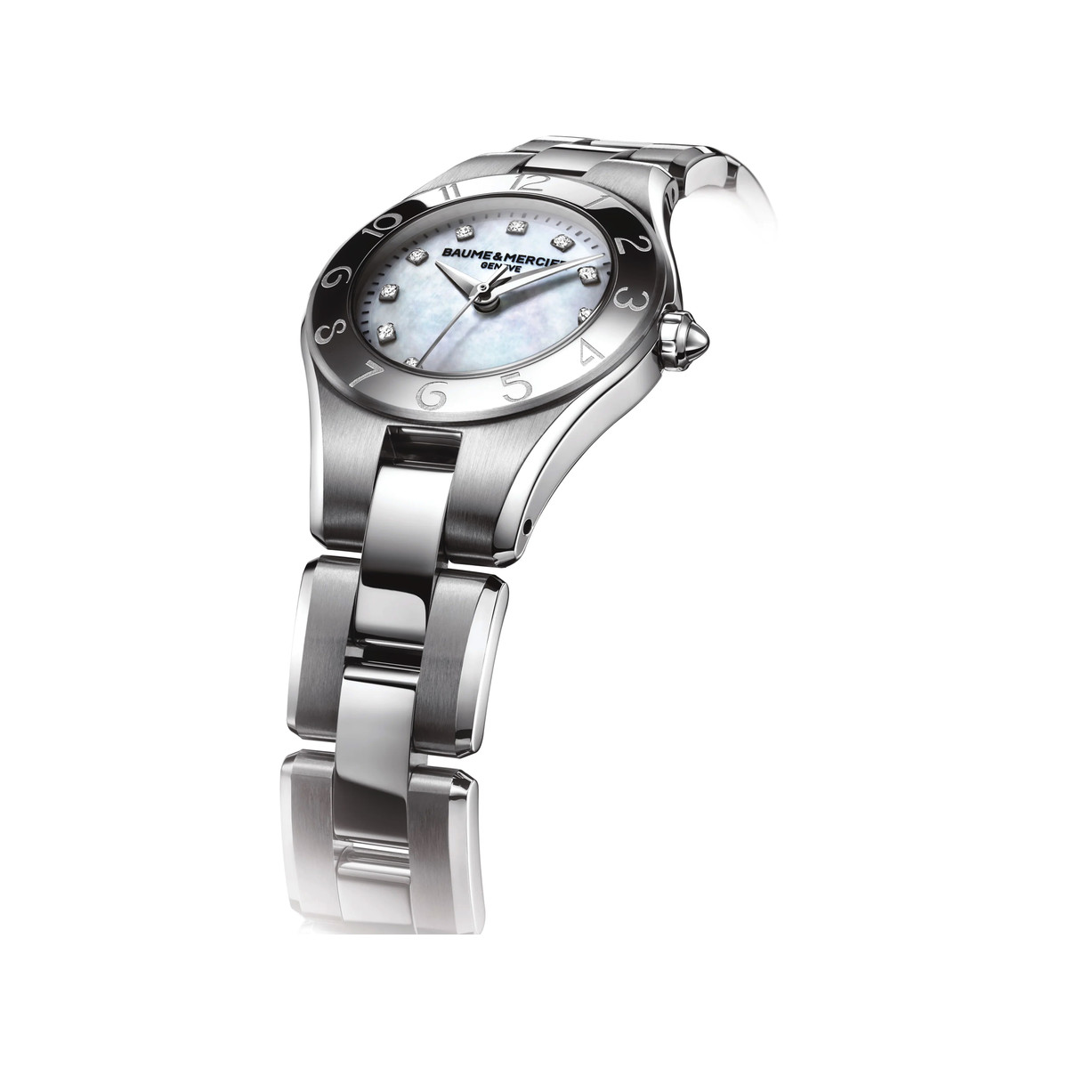 Montre Baume & Mercier Linéa femme acier - vue 2