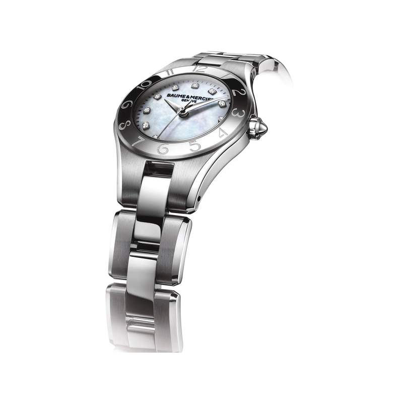Montre Baume & Mercier Linéa femme acier - vue 2