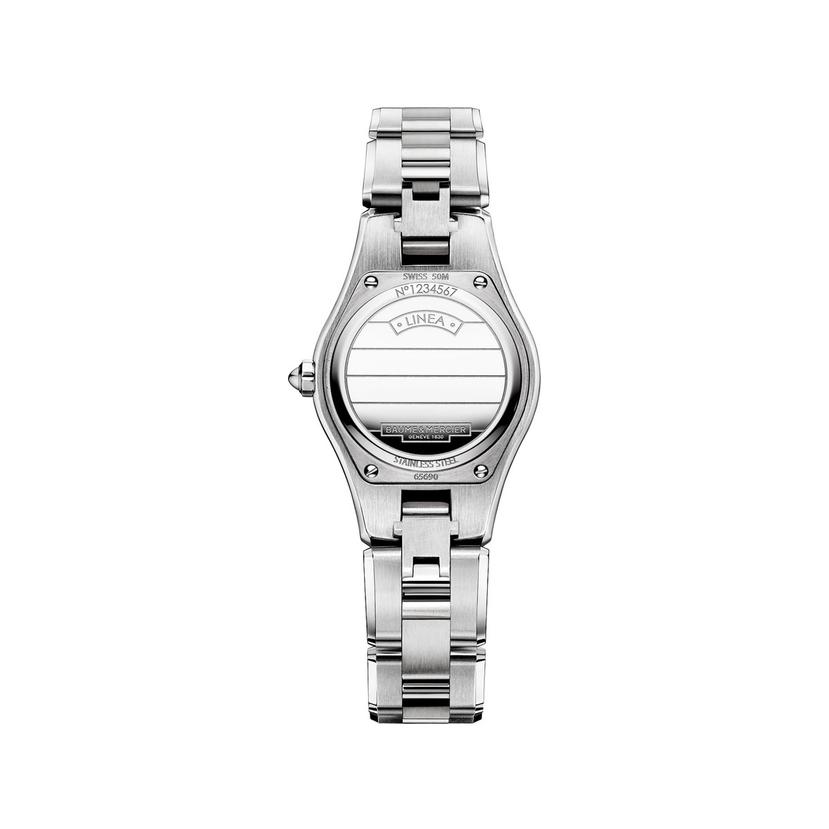 Montre Baume & Mercier Linéa femme acier - vue 3